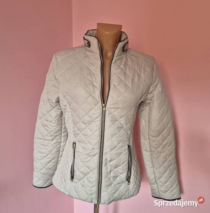 Kurtka damska przejściowa 38 brązowy/beżowy małopolskie Brzesko