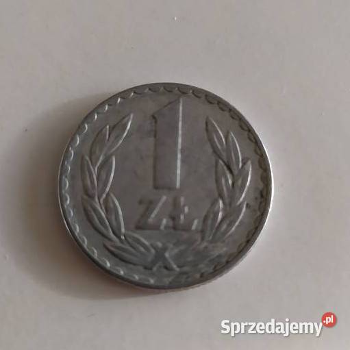 Moneta 1 zł b. z. PRL rok 1976 AL