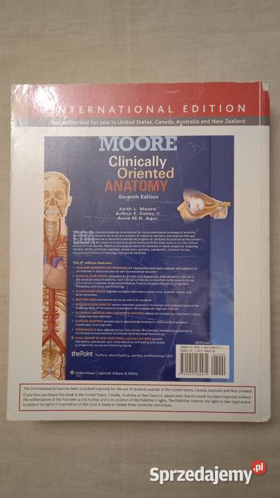 Clinically Oriented Anatomy Keith Moore Pozostałe Warszawa