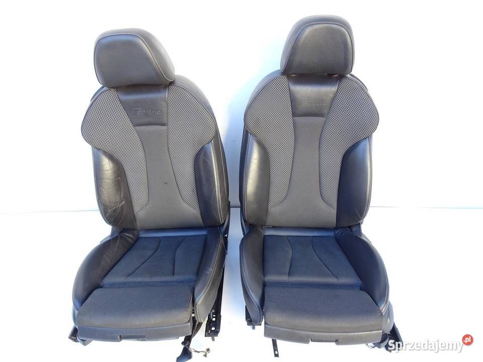 FOTELE FOTEL KANAPA PÓŁSKÓRA KOMPLET SLINE AUDI