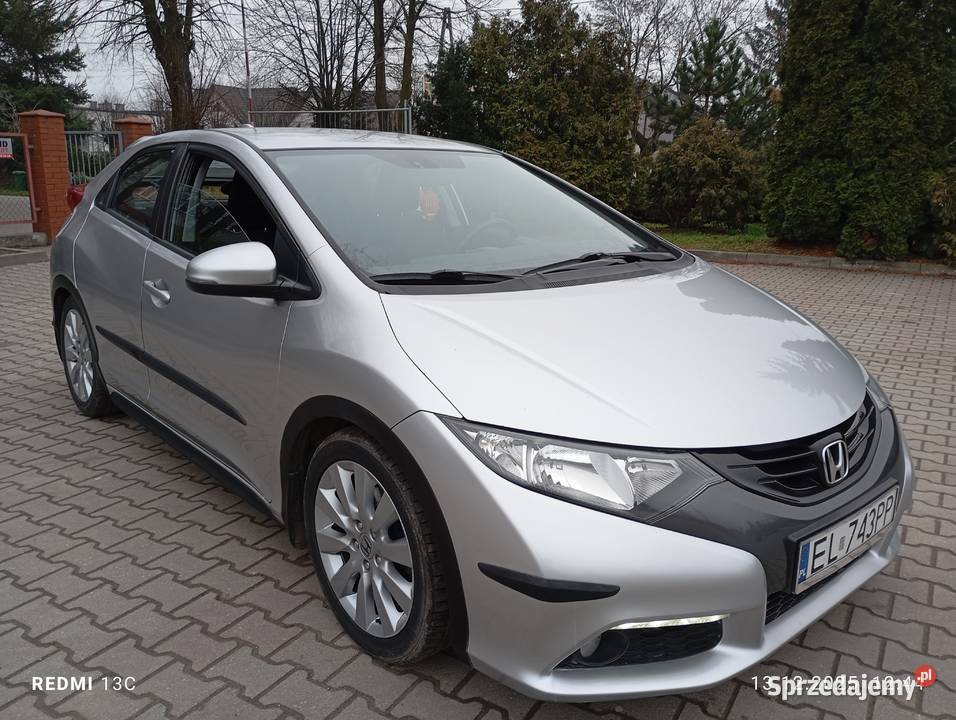 Honda Civic 2013r Salon Polska 1 właściciel Łódź