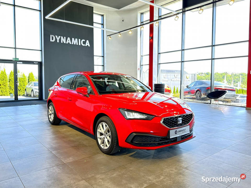 Seat Leon Style 15TSI 130 M6 2021 r salon I ASR (kontrola trakcji) Myślenice