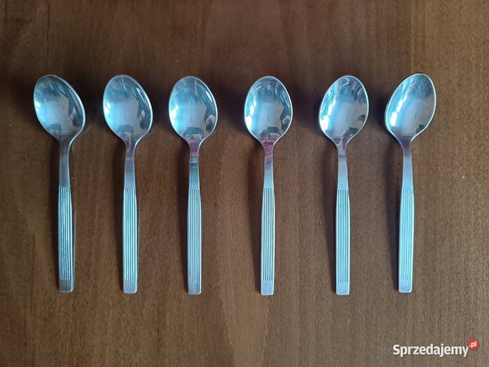 6 x łyżeczki posrebrzane do herbaty VINTAGE PRL śląskie Szczyrk