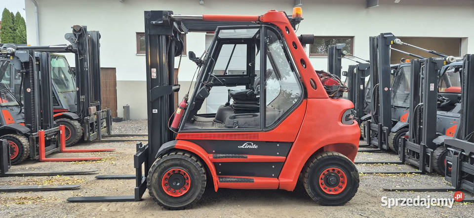 Wózek Widłowy Linde H60T 2560 mth Triplex 570 m Małkinia Górna