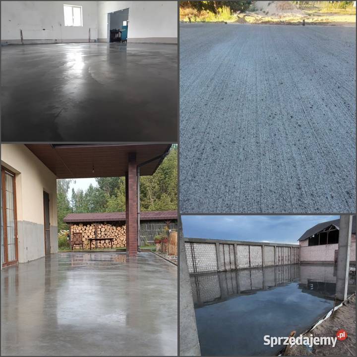 Posadzki przemysłowe Zacierane Agregat 15 lat Białystok