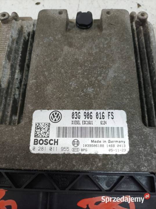 STEROWNIK SILNIKA 03G906016FS 0281011955 20 D 90 osobowe