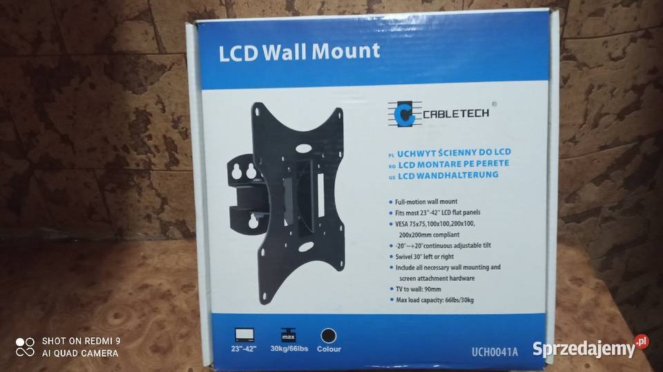 Nowy uchwyt do mocowania TV na ścianie sprzedam 40cale dolnośląskie Wrocław sprzedam