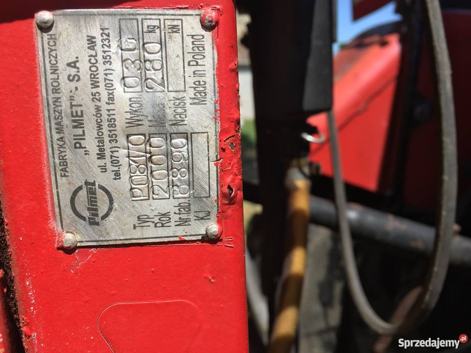 Opryskiwacz Pilmet 810 400l szerokość robocza nieuszkodzony Rolnictwo Tychy