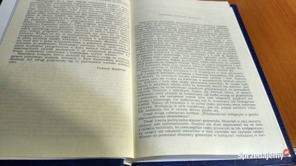 Język staro cerkiewno słowiański podręcznik Książki i Podręczniki