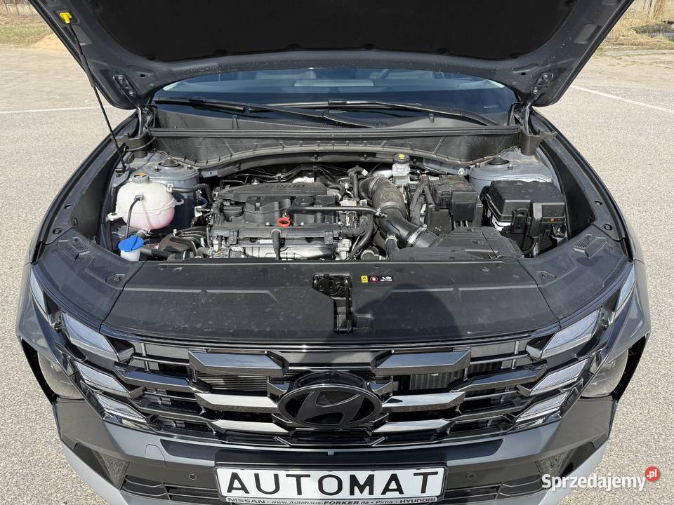 Hyundai Tucson 16 BENZYNAHYBRYDA Klimatronik skórzana tapicerka Konin