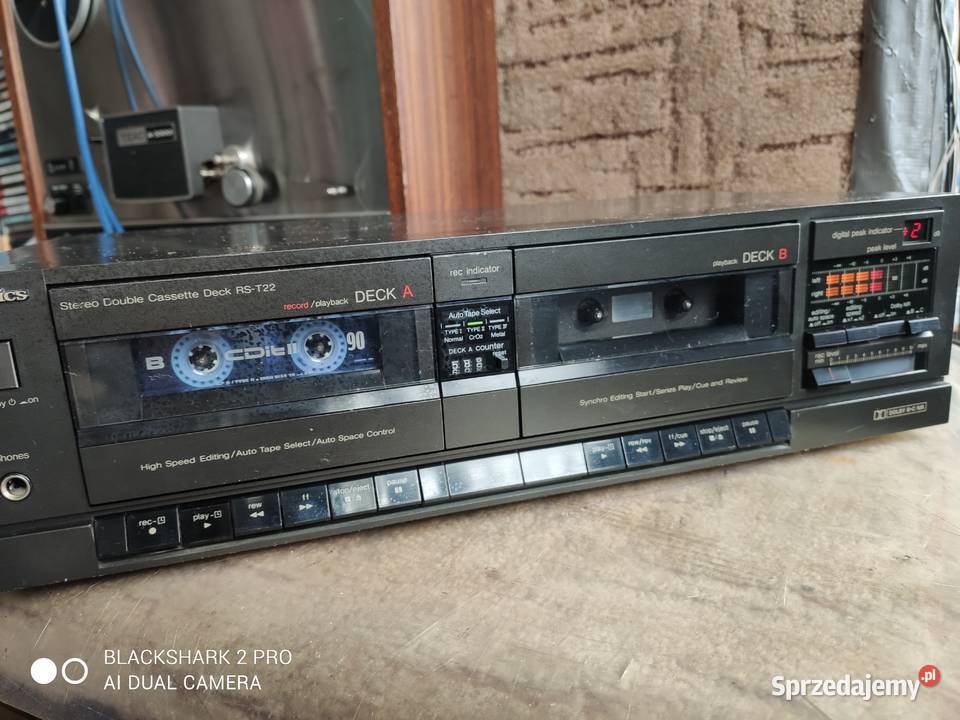 Deck kasetowy Technics RST 22 Elektronika zachodniopomorskie Grabowo sprzedam