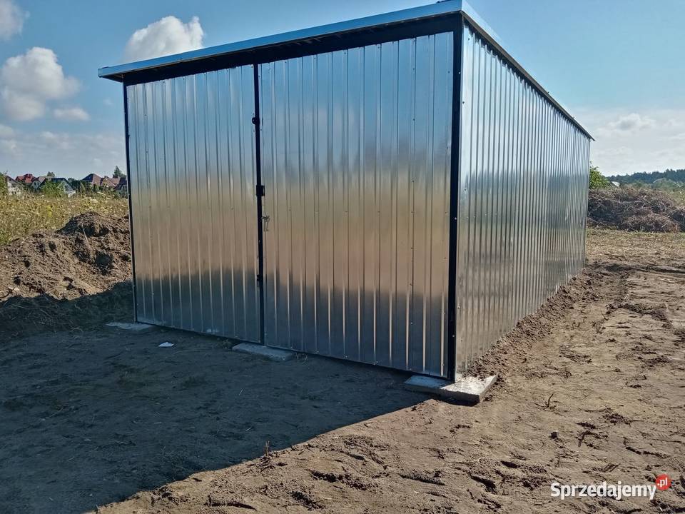 Garaż blaszany ocynk 3x5 mazowieckie Góra Kalwaria