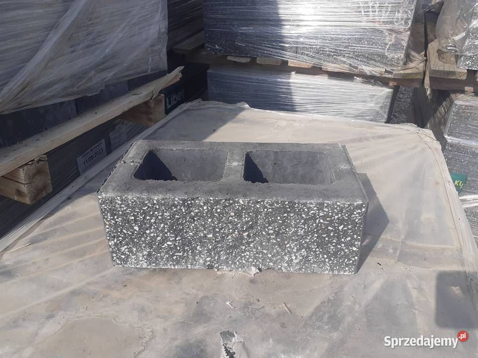 Pustak Ogrodzeniowy Split 38x19x14 Grafit Murek Wielogóra