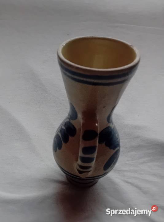 Ceramiczny dzbanek ręcznie zdobiony Korond
