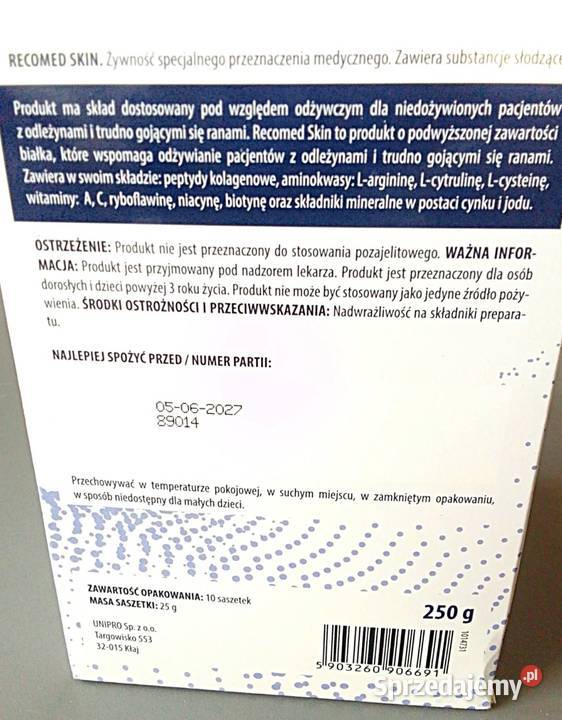 RECOMED SKIN Saszetki ACTIVLAB Niedożywienie Pozostałe Rewal