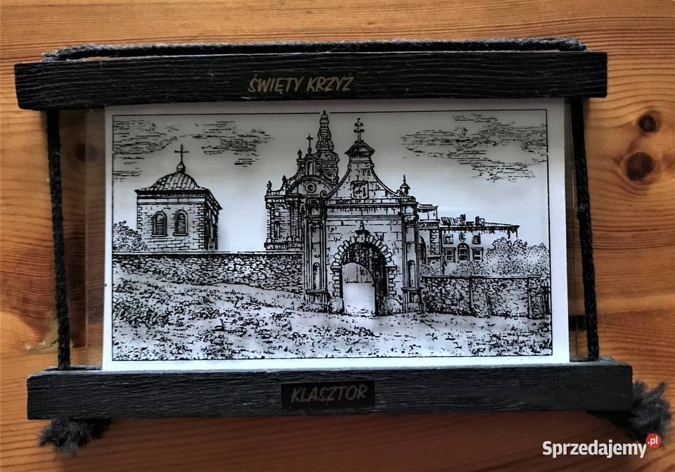 Święty Krzyż Klasztor pamiątka witraż sprzedam
