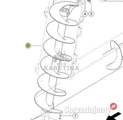 Claas Lexion 8600 8700 8800 Ślimak Transportowy Pozostałe Jastrzębniki sprzedam