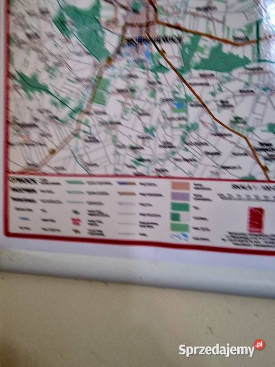 Mapa warszawy i okolic Mapy i przewodniki Konstancin-Jeziorna