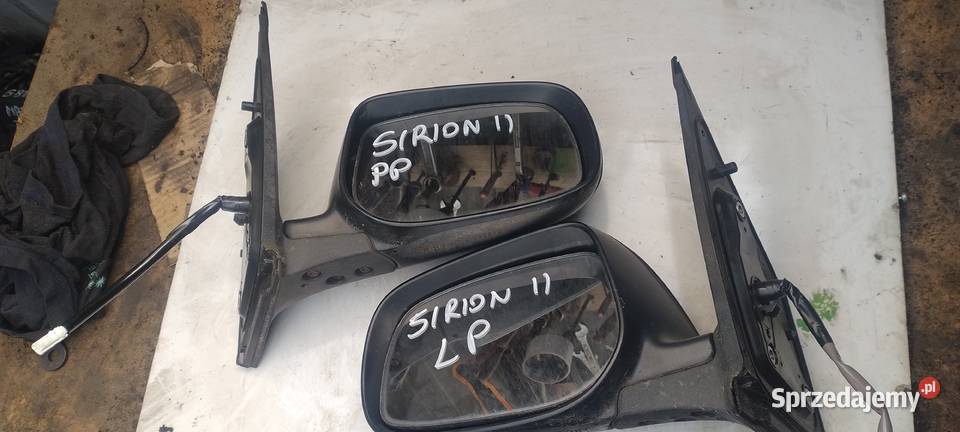 DAIHATSU SIRION II lusterko prawe lewe czarny Lusterka zewnętrzne świętokrzyskie Kielce sprzedam