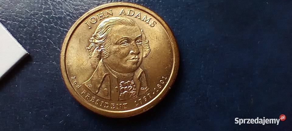 Stare monety 1 dolar 2007 Adams P USA