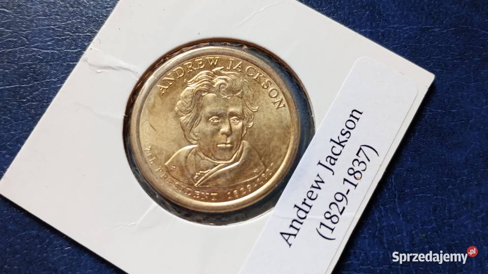 Stare monety 1 dolar 2008 Jackson USA Lesko