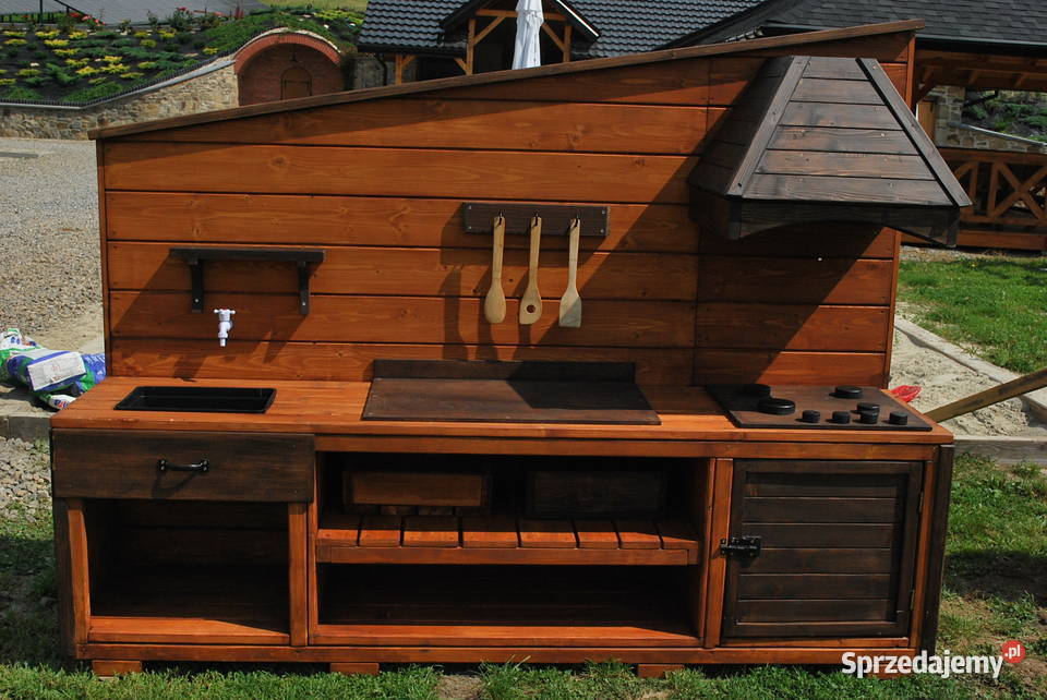 Kuchnia błotna dla dzieci, kuchnia ogrodowa do zabawy, plac zabaw