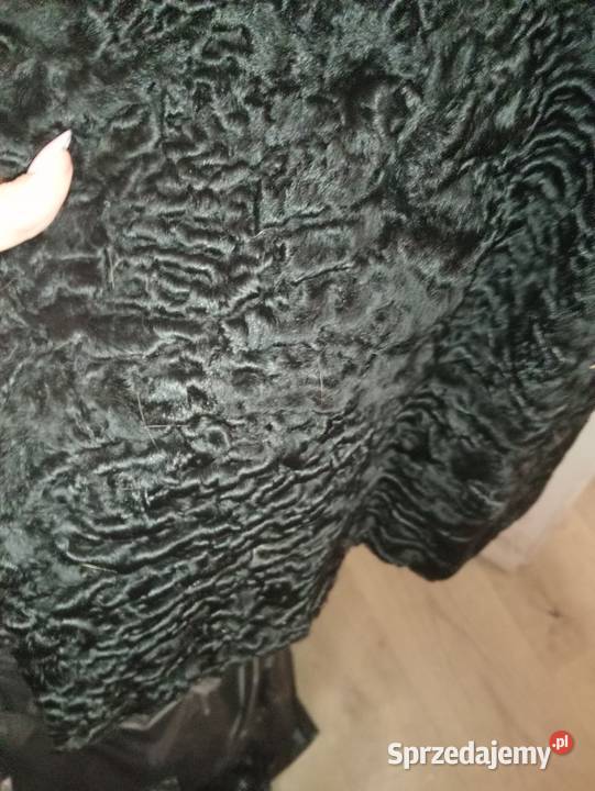 Futro z karakuły żółty/złoty Bydgoszcz