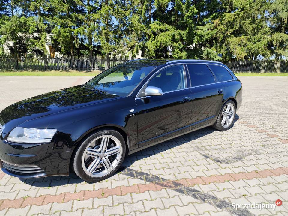 Audi S6v10 Czern fortepianowa Zadbana Mozliwa gniazdo AUX Bełcząc