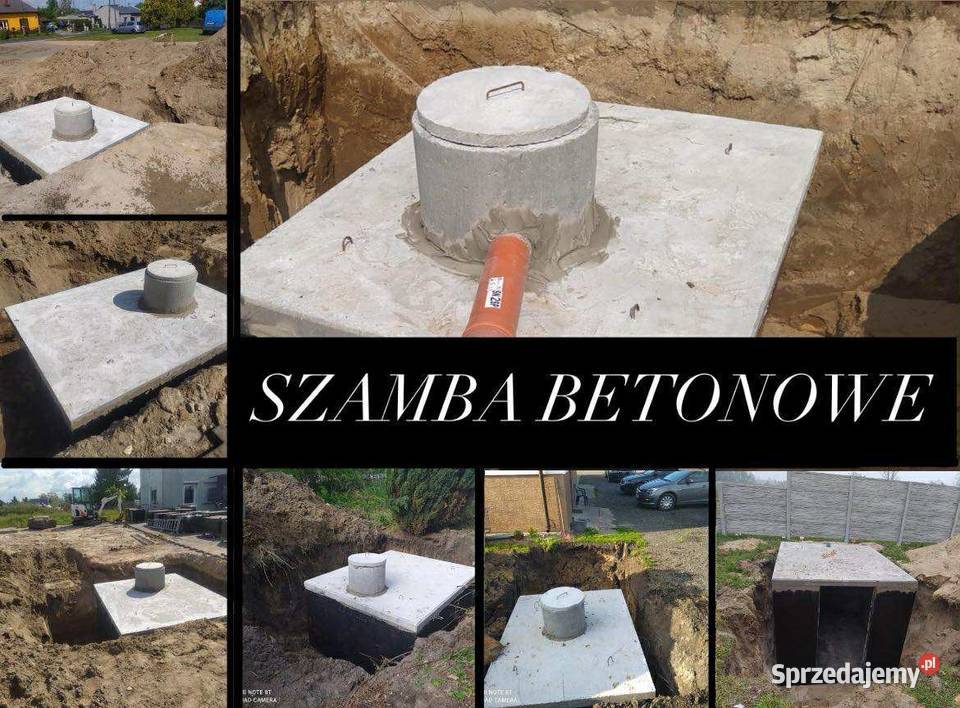 Szambo Betonowe Zbiornik Kanał Samochodowy Ogród łódzkie Łęczyca