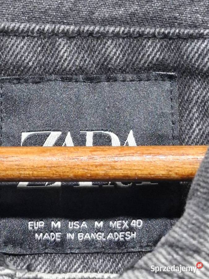 Kurtka M jeansowa Zara Man acid wash przecierana Kraków