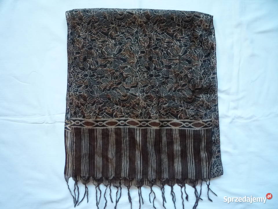 Camaieu Cienki Szaliczek Apaszka we wzorki Nowy