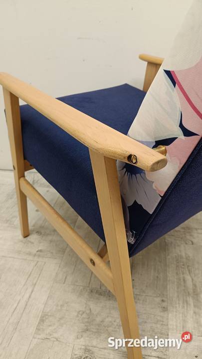 fotel prl design stary renowacji łódzkie