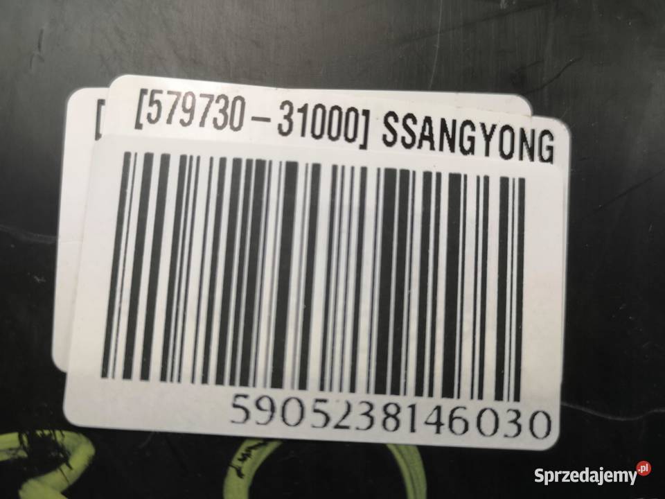 OSŁONA BŁOTNIKA LEWY TYŁ SSANGYONG ACTYON