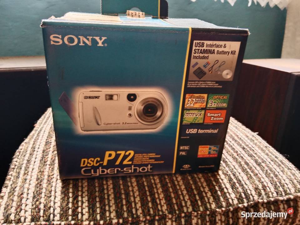 Sony Cybershot DSCP72 Aparat Cyfrowy 2 Karty Elektronika sprzedam