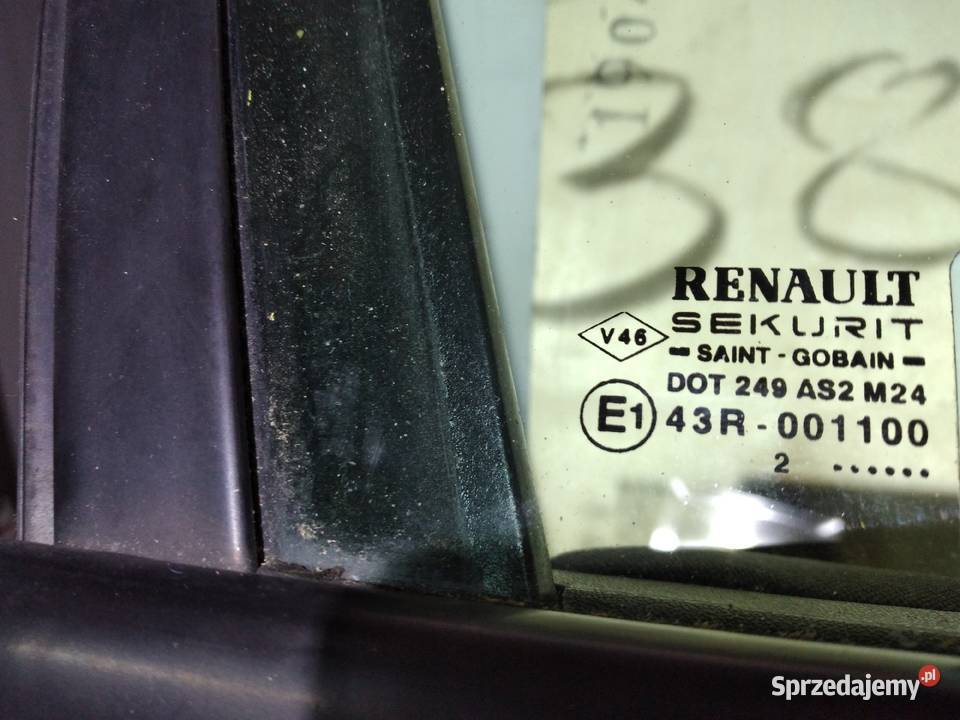 DRZWI RENAULT MEGANE 5d PRAWY PRZÓD SILVER osobowe Mietków