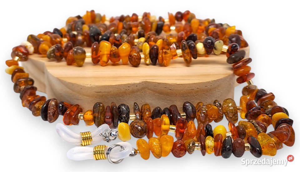 Sznurek do okularów z bursztynu BURSZTYN Warszawa