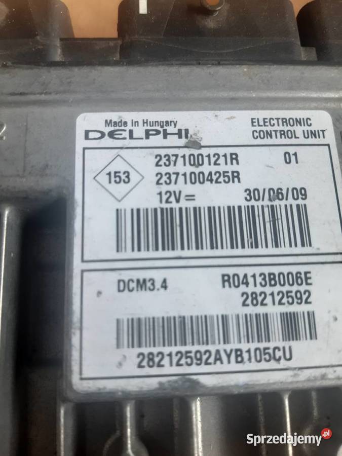 Renault 15 dci samochodowy sterownik silnika ECU Wrocław