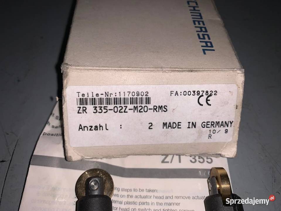 Schmersal ZR 33502ZM20RMS Limit Switch