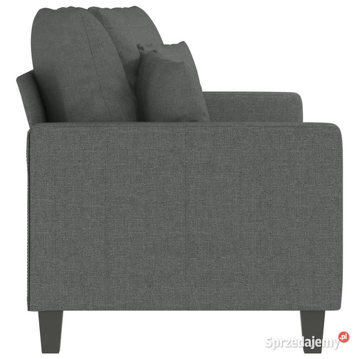 Sofa 2osobowa ciemnoszara 140 tapicerowana mazowieckie