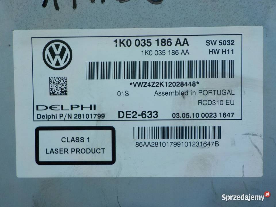 VW PASSAT CC 18 TSI 09r SEDAN 4D radio nawigacja Suków