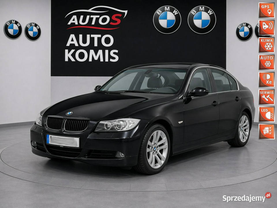 BMW 320 BMW 320i e90 170 Idrive Navi Sedan Xenon garażowany Wrocław