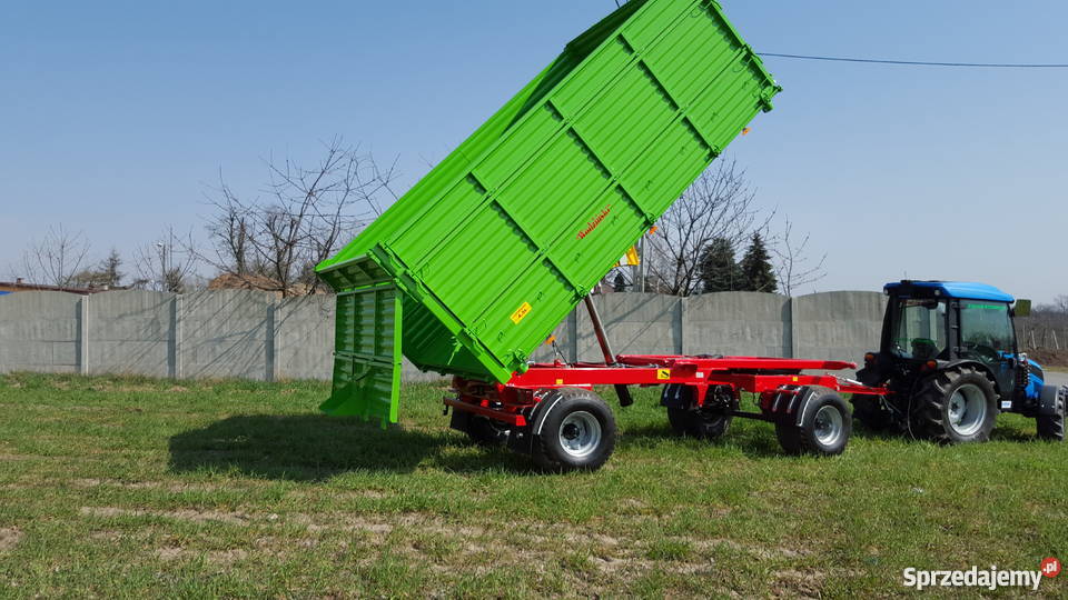 Przyczepa rolnicza dwuosiowa wywrotka 8 ton Warka