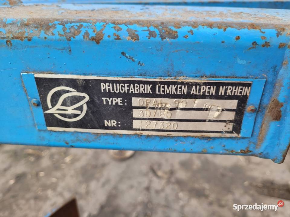 Pług LEMKEN OPAL 90 Przyrów