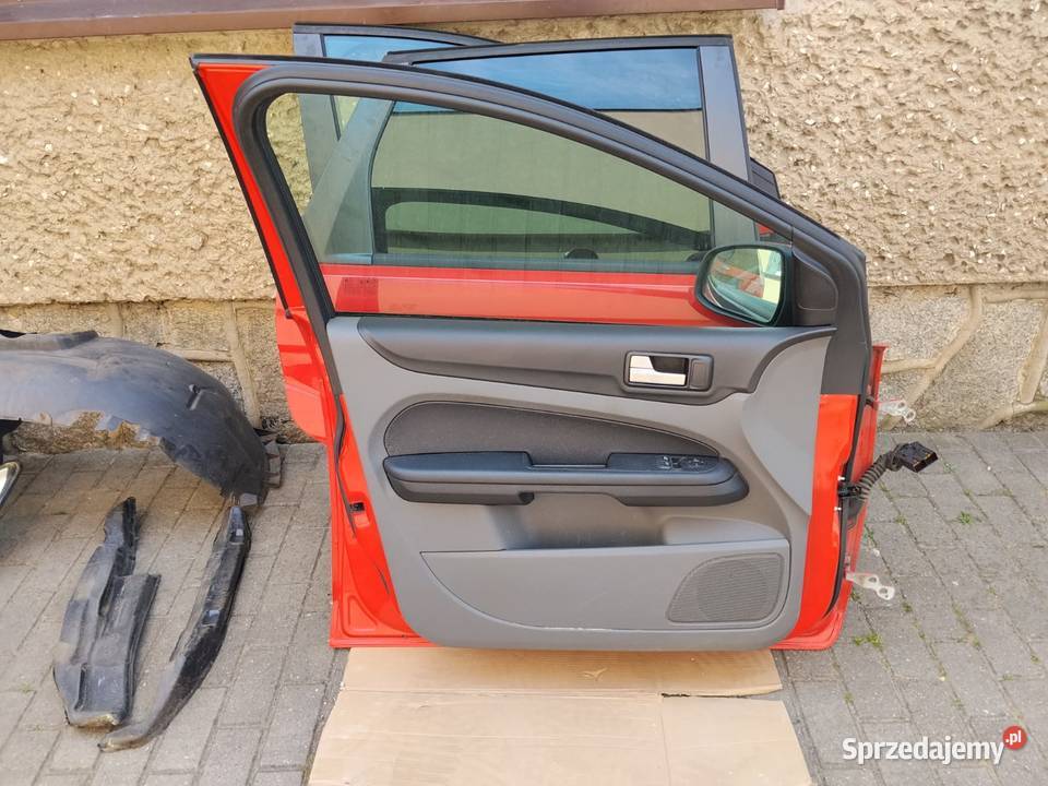 Drzwi Przednie Lewe Kompletne Ford Focus MK2 FL Zbąszyń