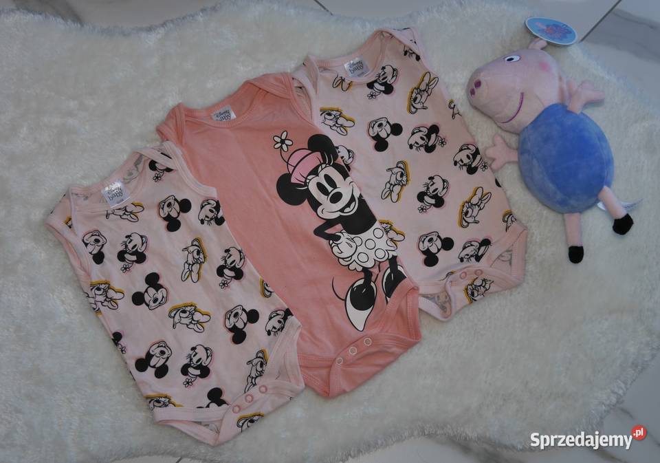 Disney śliczne body Myszka Minnie 50 56 Komplety i zestawy Wrocław