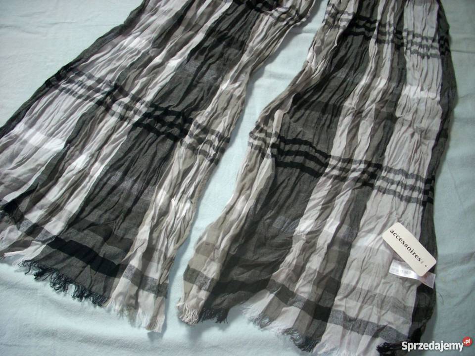 CA jesienny szal MODNEGO cotton jesień małopolskie Nowy Sącz sprzedam