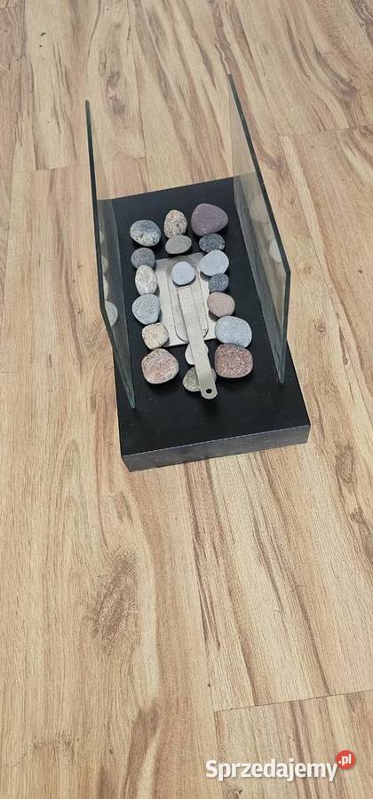 Biokominek wolnostojący 35x19 czarny Nowy Szprotawa