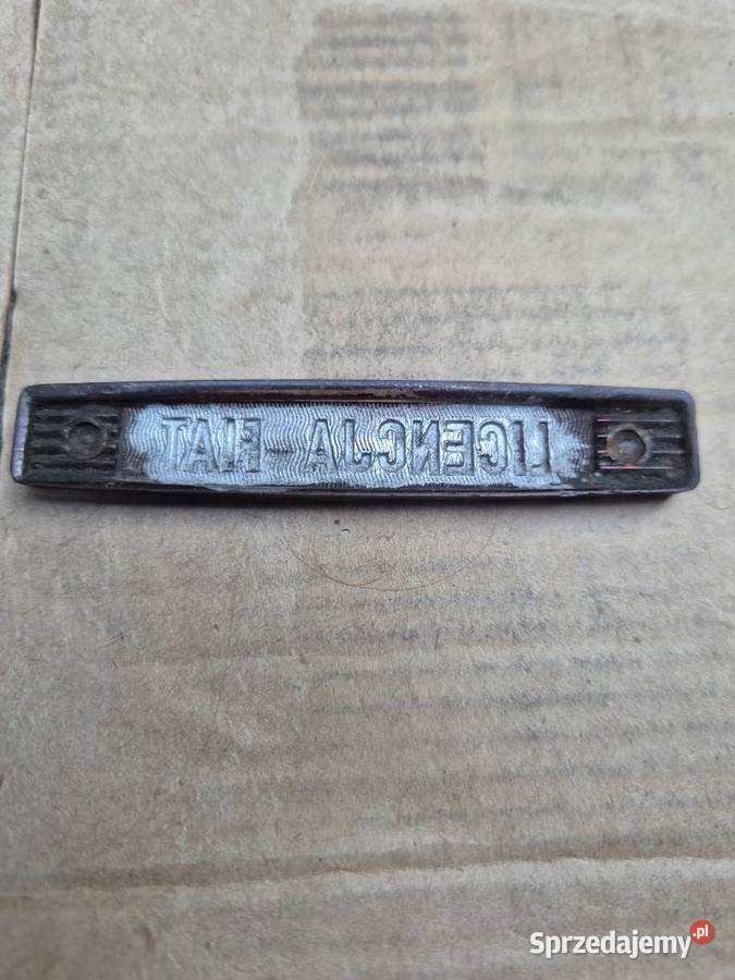 Fiat 125p emblemat polski fiat zaślepka licencja śląskie Jaworzno sprzedam