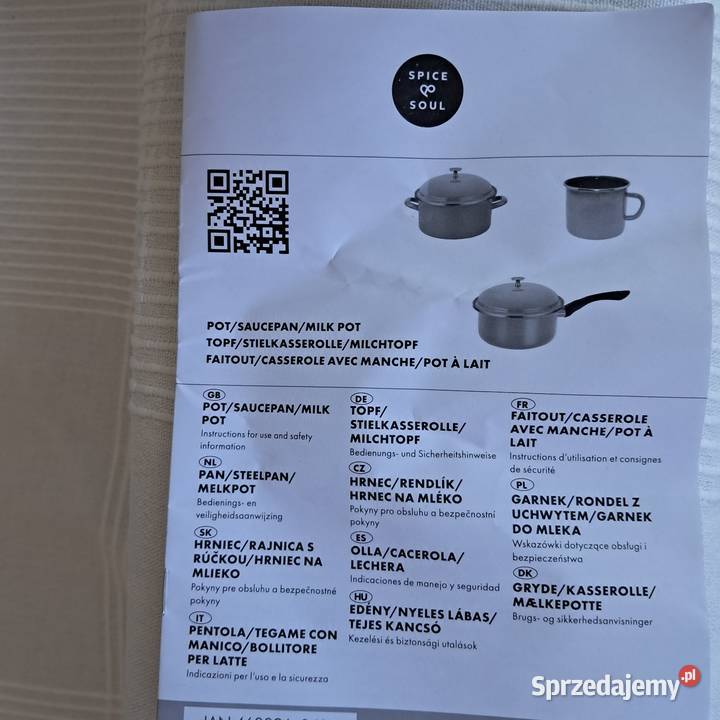 nowy garnek emaliowany 16 l Warszawa sprzedam