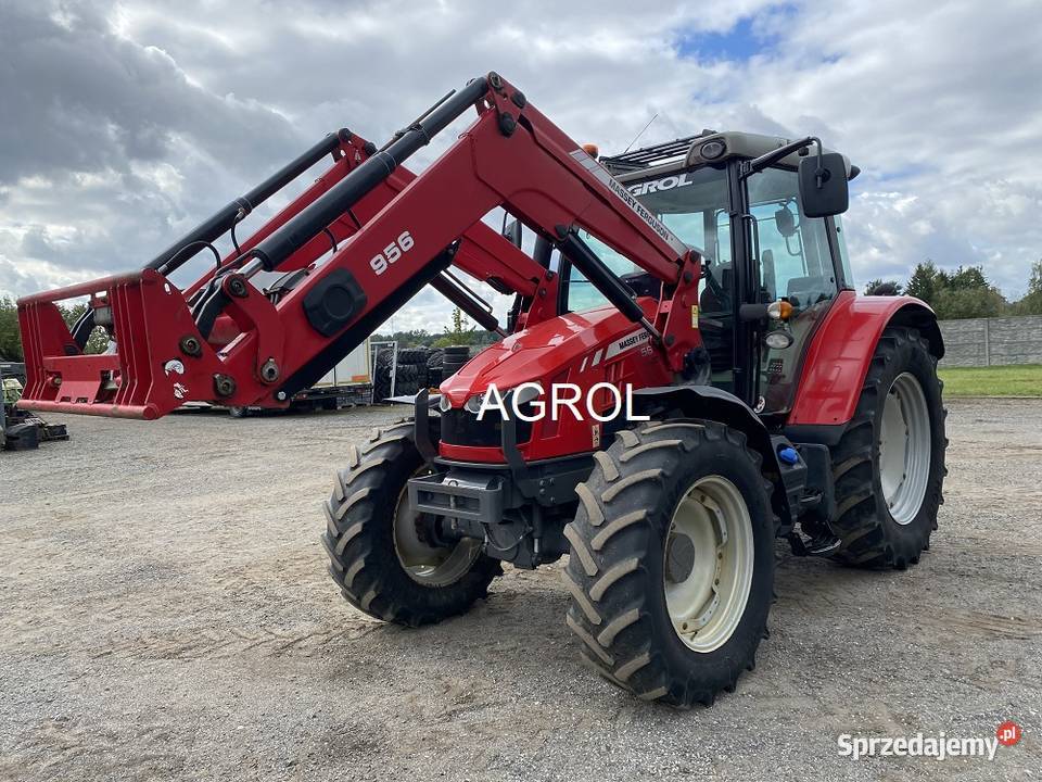 Massey Ferguson 5613 DYNA 4 ładowacz MF956 2015r Biała